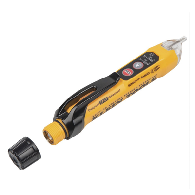 Detector de voltaje sin contacto / 12-1000 V CA / Doble rango / IP67 / CAT IV 1000 V / 6.6' (2 m) resistencia a caídas / Linterna integrada