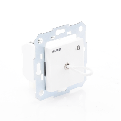 Módulo de Pared para Tirador de Baño / LED Indicador Rojo / Contacto NC Supervisado / IP54 / 12 VCC / 44 mm