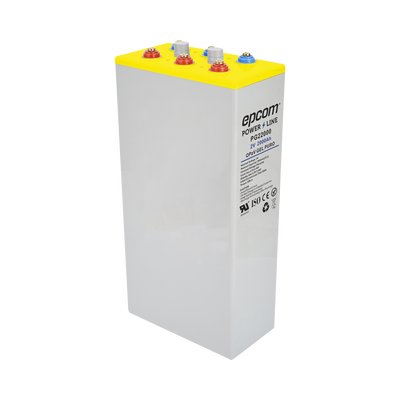 Batería de Gel OPzV / 2 Vcc / 2,000 Ah / Ciclo Profundo / Vida Útil Flotador >20 Años / Sellado Termo ABS