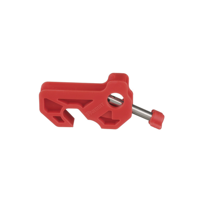 Bloqueador de Disyuntor Miniatura / Sin Herramientas / Nylon / 48.2 mm (0.16 ft) / Rojo / LOTO
