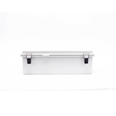Gabinete de Protección IP66 / ABS 350 x 465 x 160 mm / Cierre con Broche Inoxidable / Opción Candado / Compatible Ventilación 60x60 mm