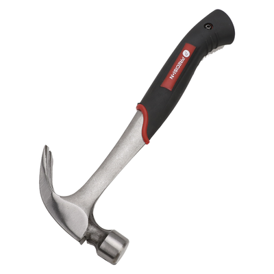 Martillo de Uso Rudo / Acero Forjado Monobloque / 16 oz (454 g) / Uña Curva / Sujetador Magnético / Mango Antideslizante