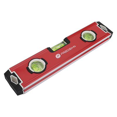 Nivel Magnético Torpedo / 9" (228 mm) / Triple Burbuja / Exactitud 1.0 mm/m / Aluminio con TPR