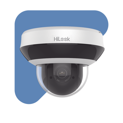 Mini Domo PTZ IP / 4 Megapixel / Zoom Óptico 4X / IR EXIR 20 m (65.6 ft) / WDR 120 dB / PoE / IP66 / IK10