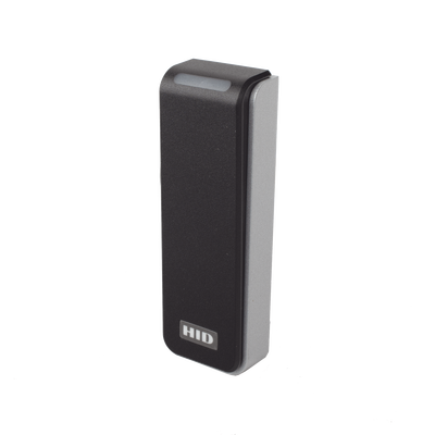 Lector de Control de Acceso Multitecnología / Seos, iCLASS, MIFARE, Proximity / NFC y Bluetooth 10 m (32.8 ft) / Salida Wiegand y OSDP / Montaje 45 mm