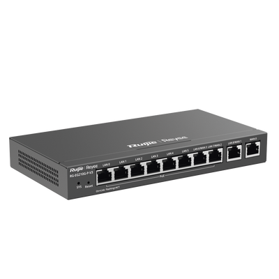 Router Balanceador SD-WAN / 10 Puertos Gigabit / PoE+ 110W / 4 ISP / 1 Gbps / 200 Clientes
