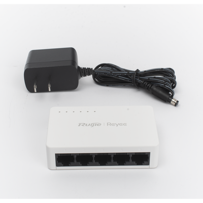 Switch No Administrable / 5 Puertos Gigabit / 10 Gbps Switching / Plug & Play / 2.1W Máximo / Cloud Visible