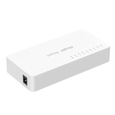 Switch No Administrable / 8 Puertos 10/100 Mbps / Plug & Play / Cloud Visible / Montaje Escritorio o Rack / 2.3 W