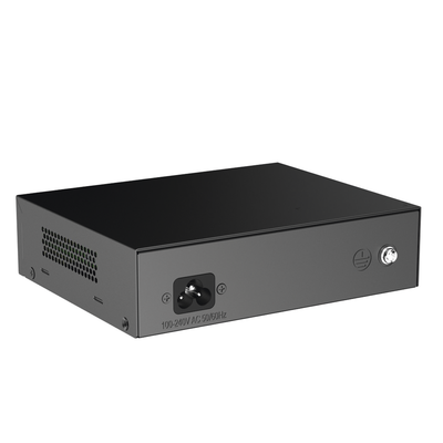 Switch PoE+ / 6 Puertos 10/100 Mbps / 54W PoE Total / No Administrable / Sin Ventilador