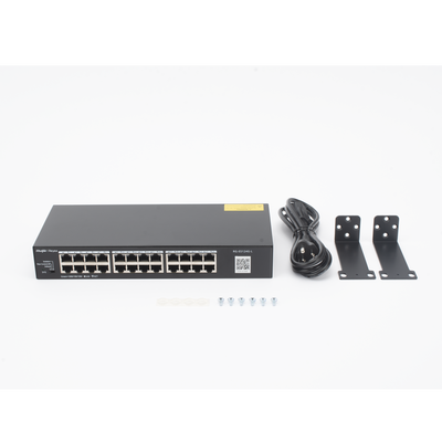 Switch No Administrable / 24 Puertos Gigabit / 48 Gbps / Sin Ventilador / Protección 4 kV