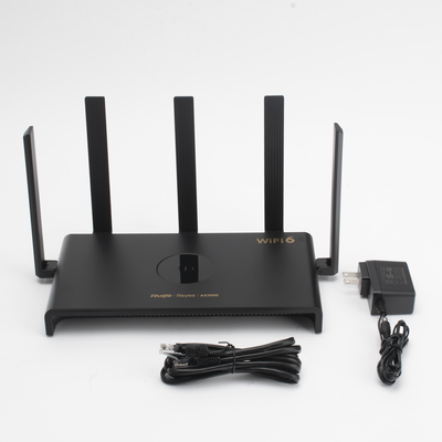 Router Wi-Fi 6 / Dual Band 2976 Mbps / 5 Antenas 5 dBi / 192 Usuarios Concurrentes / Dual WAN Gigabit / Mesh Integrado