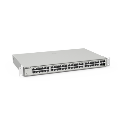 Switch Administrable Capa 2+ / 48 Puertos Gigabit / 4 SFP+ 10Gb / Conmutación 176 Gb/s / Protección 6 kV / Gestión en Nube