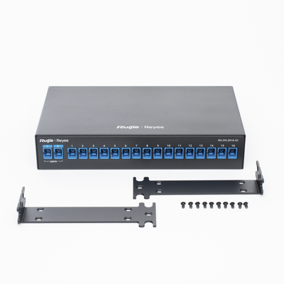 Splitter Pasivo PON / 2 Entradas 16 Salidas SC/UPC / Longitud de Onda 1260 a 1650 nm / Potencia de Entrada 500 mW / Temperatura -40 a +85 °C (-40 a +185 °F)