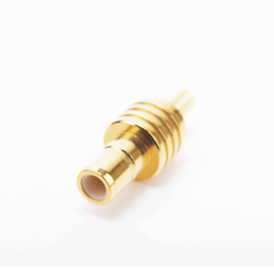 Conector SMB Hembra / Anillo Plegable / RG-174/U, 8216, M17RG-316 / Bronce Niquelado / Contacto Oro