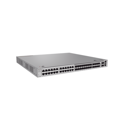 Switch Core Capa 3 / 24 Puertos Gigabit / 16 Puertos SFP+ 10 Gbps / 8 Puertos SFP28 25 Gbps / 2 Puertos QSFP28 100 Gbps / Apilamiento Inteligente