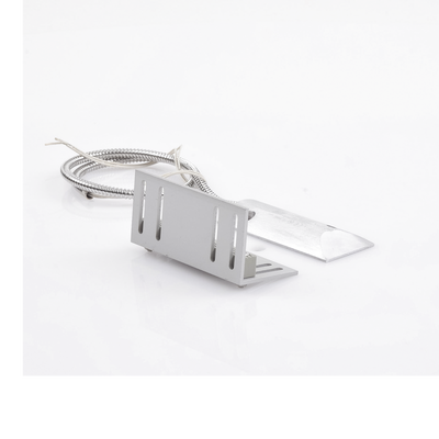 Contacto Magnético para Piso Uso Rudo / GAP 75 mm (3 in) / Cable Blindado 55 cm / 12 VCC / 0.5 A / Placa de Montaje en L