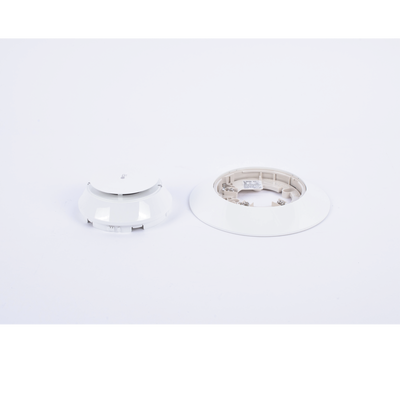 Detector Térmico Direccionable / Activación Fija 57 °C (135 °F) / Tecnología SK / 15 a 32 VDC / Base Incluida / Color Blanco