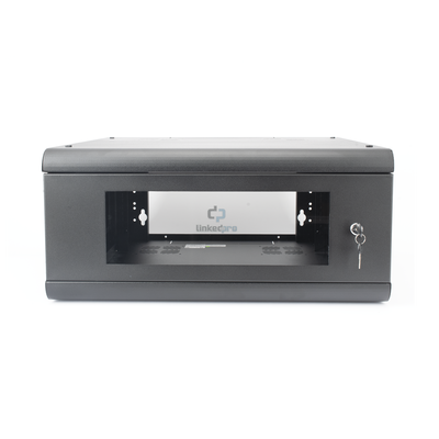 Gabinete de Pared / 4U / 635mm (2.08 ft) Profundidad / Cristal Templado / Acero Reforzado