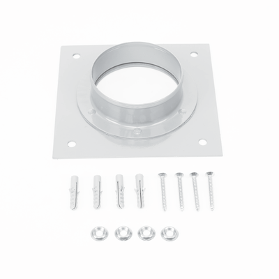 Placa Pasamuros / Capacidad 1 Bota 4" (10.16 cm) / Aluminio / Kit 14 Piezas
