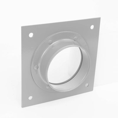 Placa Pasamuros / Capacidad 1 Bota 4" (10.16 cm) / Aluminio / Kit 14 Piezas