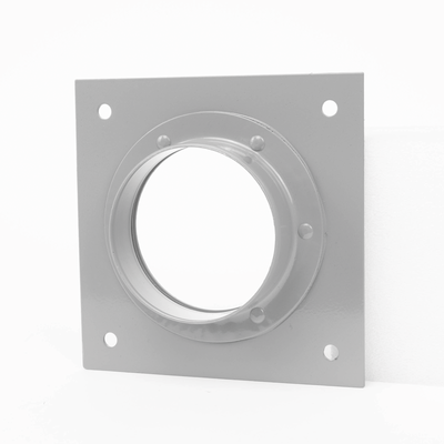 Placa Pasamuros / Capacidad 1 Bota 4" (10.16 cm) / Aluminio / Kit 14 Piezas
