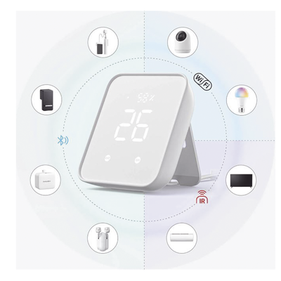 Controlador Hub IoT / IR Universal / Wi-Fi y Bluetooth / Alcance 120 m (393.7 ft) / Sensor Temp/Humedad / Matter Ready