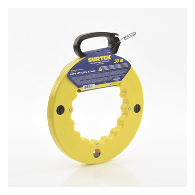 Guía Jala Cable / Acero SAE 1045 / Longitud 30 m (98.4 ft) / 5 Alambres Calibre 12 AWG / Ojo Agrandado / Ventanas de Verificación