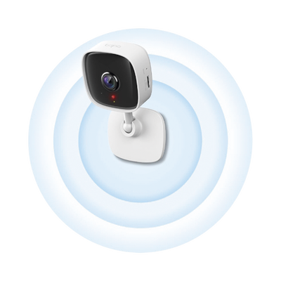 Cámara IP Wi-Fi / 1080p Full HD / Visión Nocturna IR 9 m (29.5 ft) / Ángulo de Visión 105° / Audio Bidireccional / MicroSD 128 GB