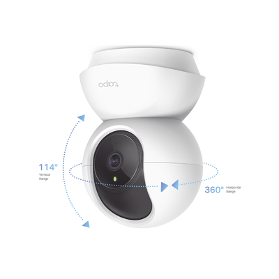 Cámara IP Wi-Fi / 2 Megapixel Full HD 1080p / Audio Bidireccional / Visión Nocturna 9 m (29.5 ft) / Detección de Movimiento con Notificación Push / Control de Voz