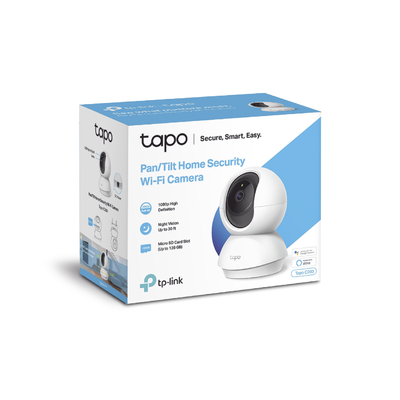 Cámara IP Wi-Fi / 2 Megapixel Full HD 1080p / Audio Bidireccional / Visión Nocturna 9 m (29.5 ft) / Detección de Movimiento con Notificación Push / Control de Voz