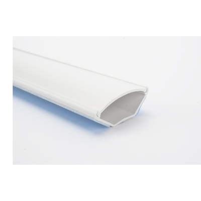 Kit de Canaleta 90° / División Integrada / PVC Rígido y ABS / Cinta Adhesiva Incluida / -20°C a +75°C / 3,344 mm²