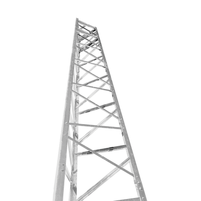 Torre autosoportada / 12.1 m (40 pies) / Secciones 2.4 m (8 pies) / Capacidad 161 km/h (100 mph) / Diseño modular