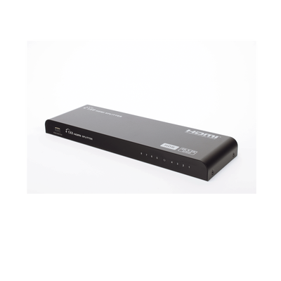 Splitter HDMI / 1 Entrada 8 Salidas Simultáneas / 4K×2K @ 60 Hz / HDR10 / Dolby Vision / 18 Gbps / 10 m (32.8 ft) / HDMI 2.0 / HDCP 2.2
