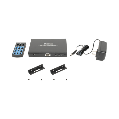 Switch Multiviewer HDMI / 4 Entradas a 1 Salida / 1080p @ 60Hz / Quad / Full Screen / Dual / Control Remoto
