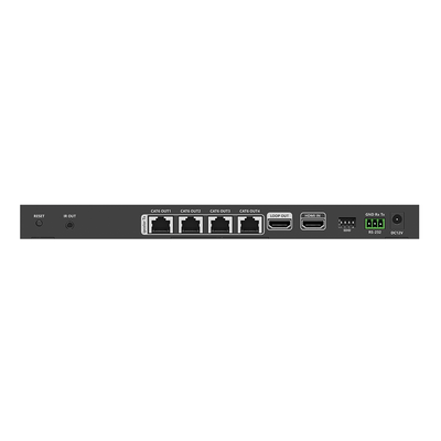 Extensor y Divisor HDMI 1x4 / 4K @ 60 Hz / Hasta 70 m (229.7 ft) / HDR10 / IR Bidireccional / RS232 / PoC