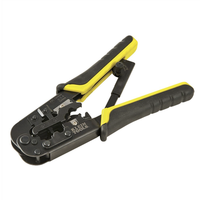 Kit de Instalación de Cable UTP / Pelacables Radial / Ponchadora Modular / Ponchadora 110 / 6 Conectores RJ45-Cat5E / Estuche con Cierre Relámpago