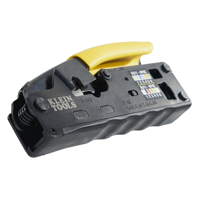 Ponchadora/Pelacables/Cortacables / Matraca ciclo completo / RJ45-RJ11/12 / Cat3-Cat5e-Cat6 / Compacta ergonómica