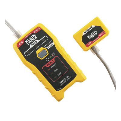 Probador de Cables de Red / Prueba Cat3, Cat5e, Cat6/6a / Transmisor Remoto Integrado / LED de Estado / Batería 9V 80 h / 116 g