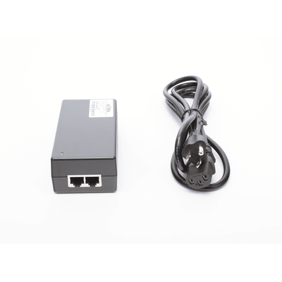 Inyector PoE / Hi-PoE 60 W / Gigabit 2 Gbps / 2 Puertos / Alcance 100 m (328 ft) / Interior / Plug and Play