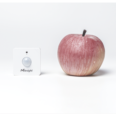 Sensor de Ocupación LoRaWAN / Detección PIR y Luz / 120° x 100° / Alcance 8 m (26.2 ft) / 1-60000 Lux / Alcance RF 15 km (9.3 mi)
