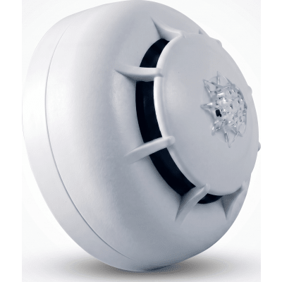 Detector de Temperatura / Termovelocimétrico y Umbral Fijo 58 °C o 72 °C / Aislador de Cortocircuito Integrado / Certificado EN54-17 / LED Tricolor 360°