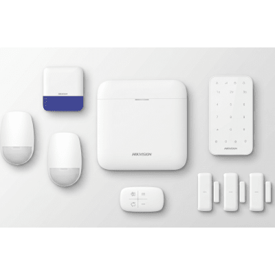 Kit de Alarma Inalámbrica / 48 Zonas / 6 Dispositivos Incluidos / 433 MHz / Batería de Respaldo 12 h / WiFi / IP65