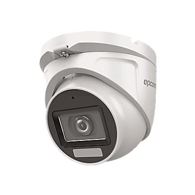 Cámara Turret TurboHD / 3K / Dual Light 20 m (65.6 ft) / Audio por Coaxitron / IP66 / WDR Digital