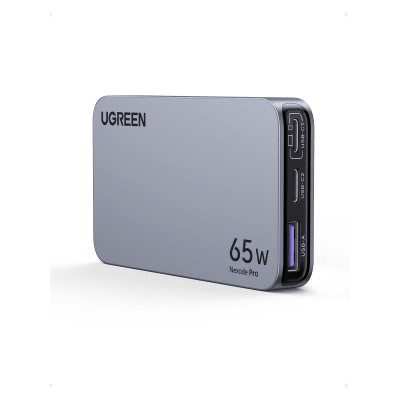 Cargador Rápido GaN / 65W / 3 Puertos / PD 3.0 / PPS / QC 4.0 / 100-240V