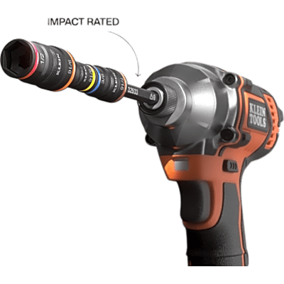 Desarmador de Impacto / 14 en 1 / Magneto de Tierras Raras / Almacenamiento Dual / Asistente de Torque / Dados 7-14 mm