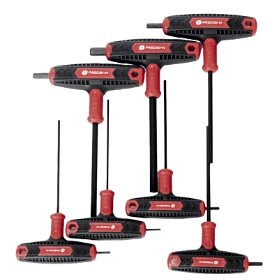 Kit de Herramientas / Montaje Solar / 3 Piezas / Llave 1/2" con Matraca / 7 Puntas Hexagonales / 7 Llaves Hexagonales Tipo L