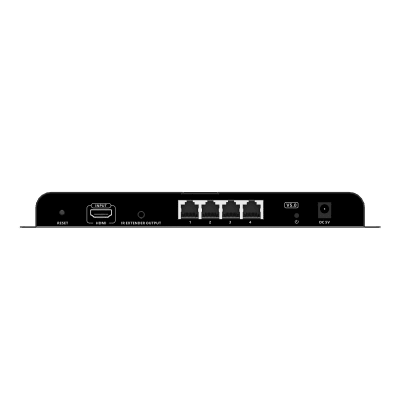 Extensor y Divisor HDMI / 1 Entrada a 4 Salidas / 4Kx2K @ 60 Hz / Alcance 120 m (393.7 ft) / Cat 6/6a / IR Integrado / Operación 24/7