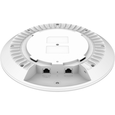 Punto de Acceso Wi-Fi 7 Empresarial / BE21000 / Throughput 21 Gbps Inalámbrico / MU-MIMO 4x4:4 (5GHz y 6GHz) / 768 Clientes Simultáneos / Puerto 10G PoE++ y 2.5G / Cobertura 175 m (574.1 ft) / BLE 5.3