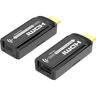 Extensor HDMI Inalámbrico / Ultra HD 4K @ 30 Hz / Alcance 20 m (65.6 ft) / Banda WiFi 5 GHz / Retardo 150-320 ms / Diseño Mini