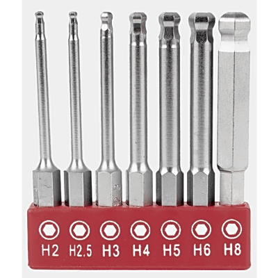 Kit de Herramientas / Montaje Solar / 3 Piezas / Llave 1/2" con Matraca / 7 Puntas Hexagonales / 7 Llaves Hexagonales Tipo L